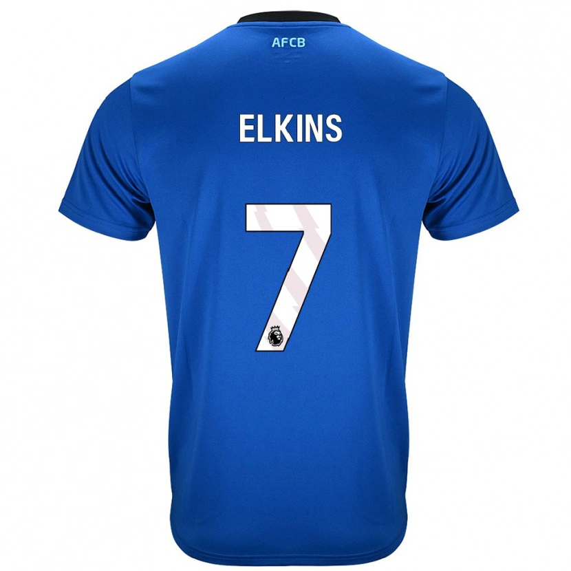 Danxen Heren Elle Elkins #7 Blauw Zwart Uitshirt Uittenue 2025/26 T-Shirt