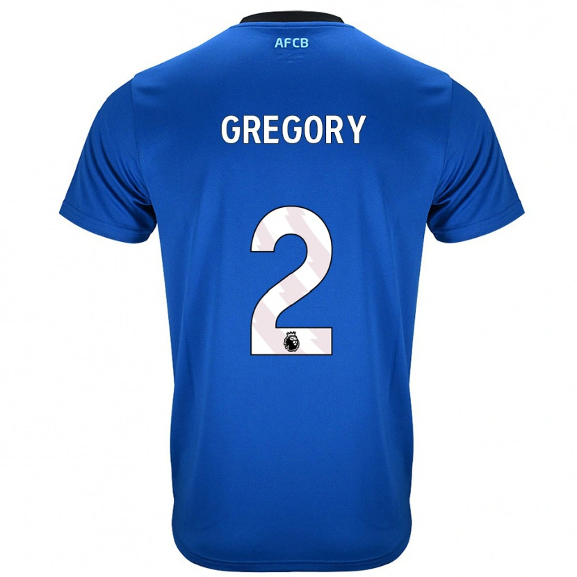 Danxen Heren Karlos Gregory #2 Blauw Zwart Uitshirt Uittenue 2025/26 T-Shirt
