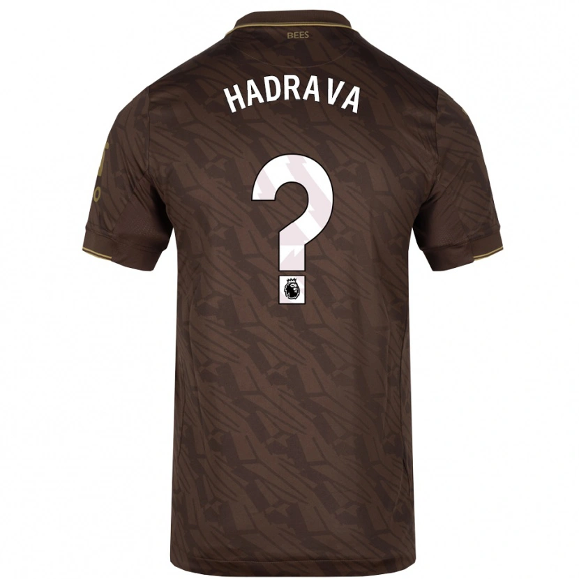 Danxen Heren Lily Hadrava #0 Bruin Goud Uitshirt Uittenue 2025/26 T-Shirt
