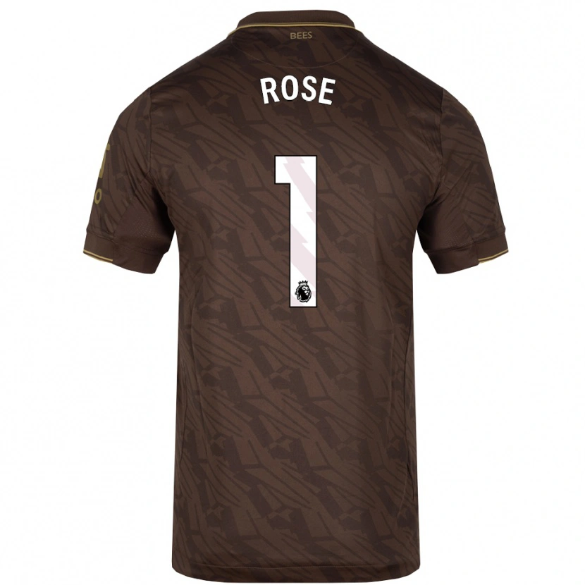 Danxen Heren Reggie Rose #1 Bruin Goud Uitshirt Uittenue 2025/26 T-Shirt