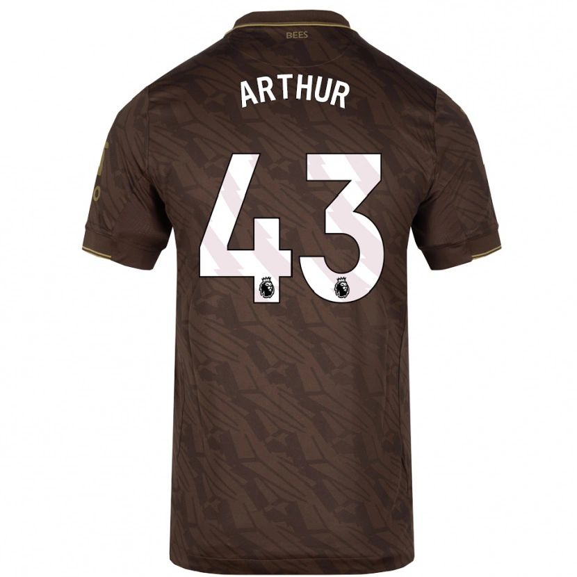 Danxen Heren Benjamin Arthur #43 Bruin Goud Uitshirt Uittenue 2025/26 T-Shirt