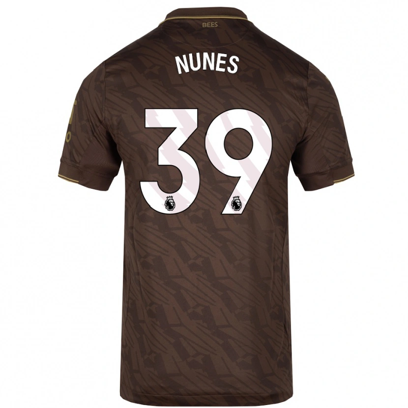 Danxen Heren Gustavo Nunes #39 Bruin Goud Uitshirt Uittenue 2025/26 T-Shirt