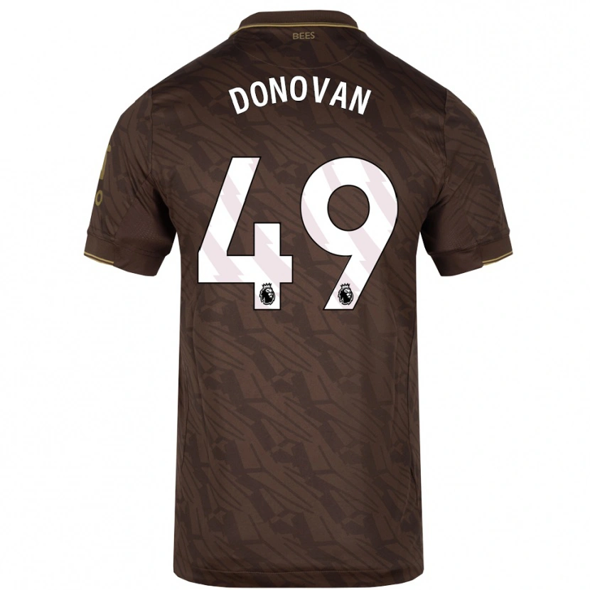 Danxen Heren Romelle Donovan #49 Bruin Goud Uitshirt Uittenue 2025/26 T-Shirt