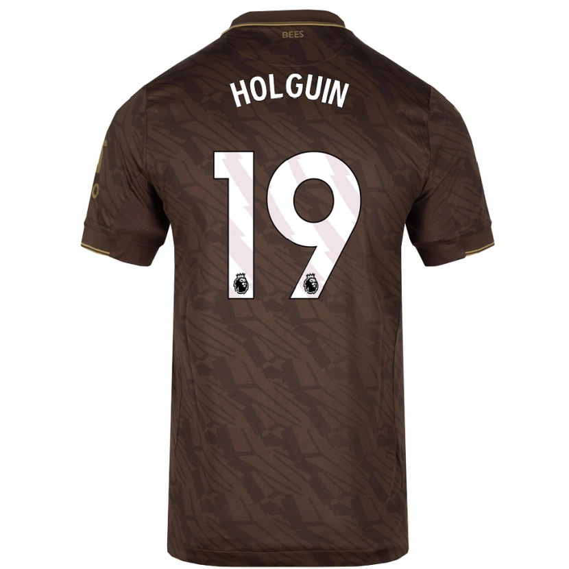 Danxen Heren Paula Holguin #19 Bruin Goud Uitshirt Uittenue 2025/26 T-Shirt
