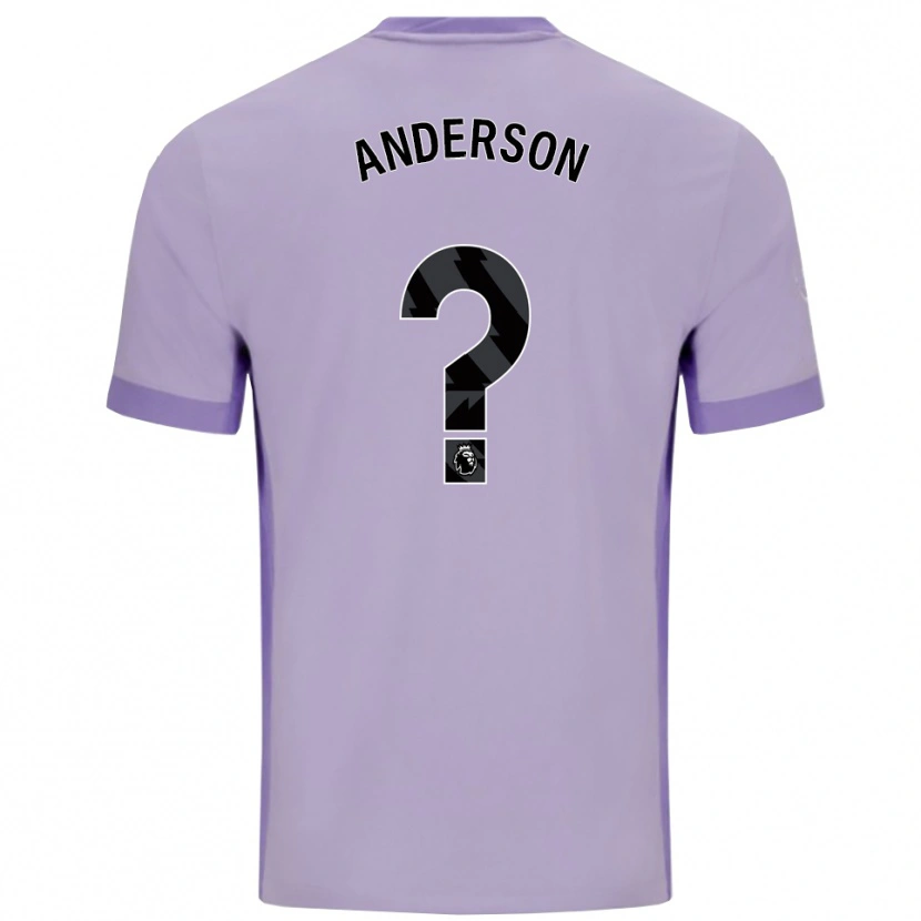 Danxen Heren Oliver Anderson #0 Taro Paars Wit Uitshirt Uittenue 2025/26 T-Shirt