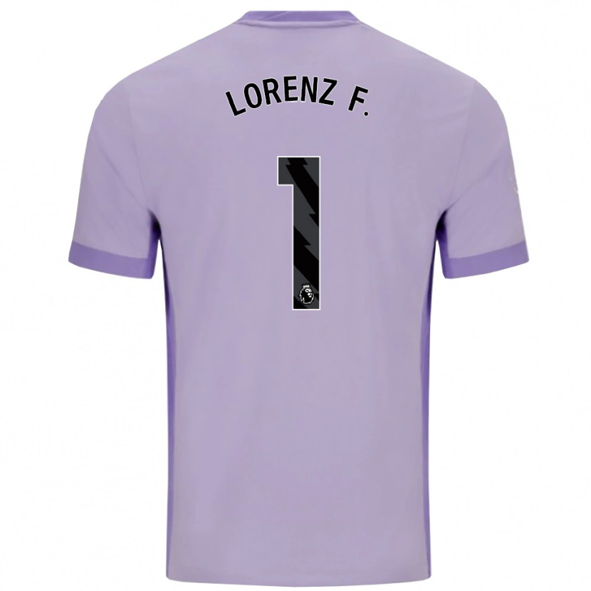 Danxen Heren Lorenz Ferdinand #1 Taro Paars Wit Uitshirt Uittenue 2025/26 T-Shirt