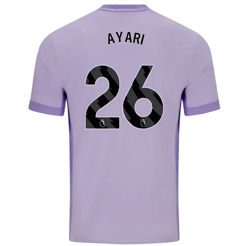 Danxen Heren Yasin Ayari #26 Taro Paars Wit Uitshirt Uittenue 2025/26 T-Shirt