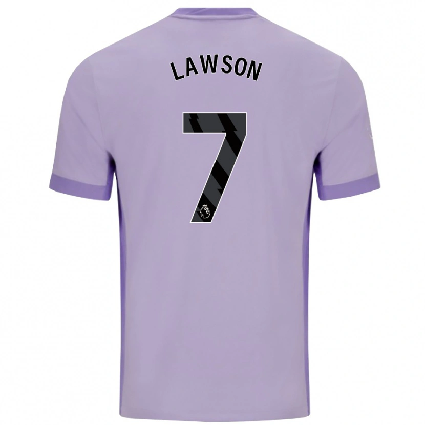 Danxen Heren Zebedee Lawson #7 Taro Paars Wit Uitshirt Uittenue 2025/26 T-Shirt