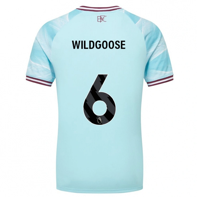 Danxen Heren Mikayla Wildgoose #6 Hemelsblauw Bourgondisch Uitshirt Uittenue 2025/26 T-Shirt
