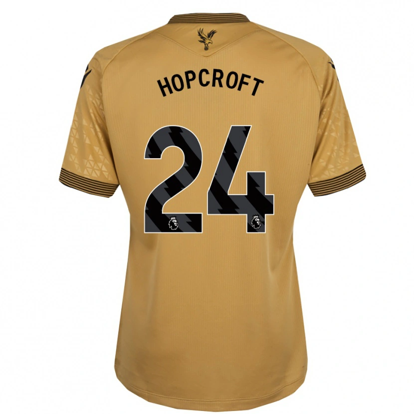 Danxen Heren Shanade Hopcroft #24 Goud Zwart Uitshirt Uittenue 2025/26 T-Shirt