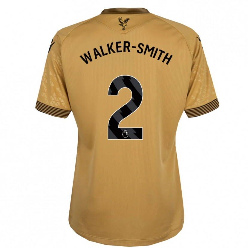 Danxen Heren Charlie Walker-Smith #2 Goud Zwart Uitshirt Uittenue 2025/26 T-Shirt