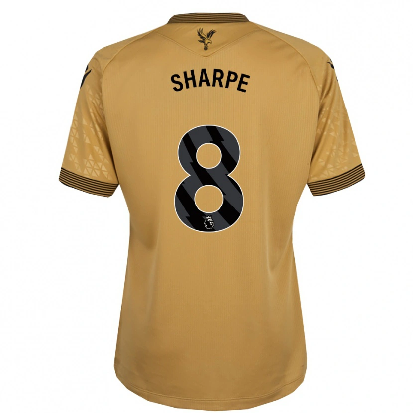 Danxen Heren Molly-Mae Sharpe #8 Goud Zwart Uitshirt Uittenue 2025/26 T-Shirt