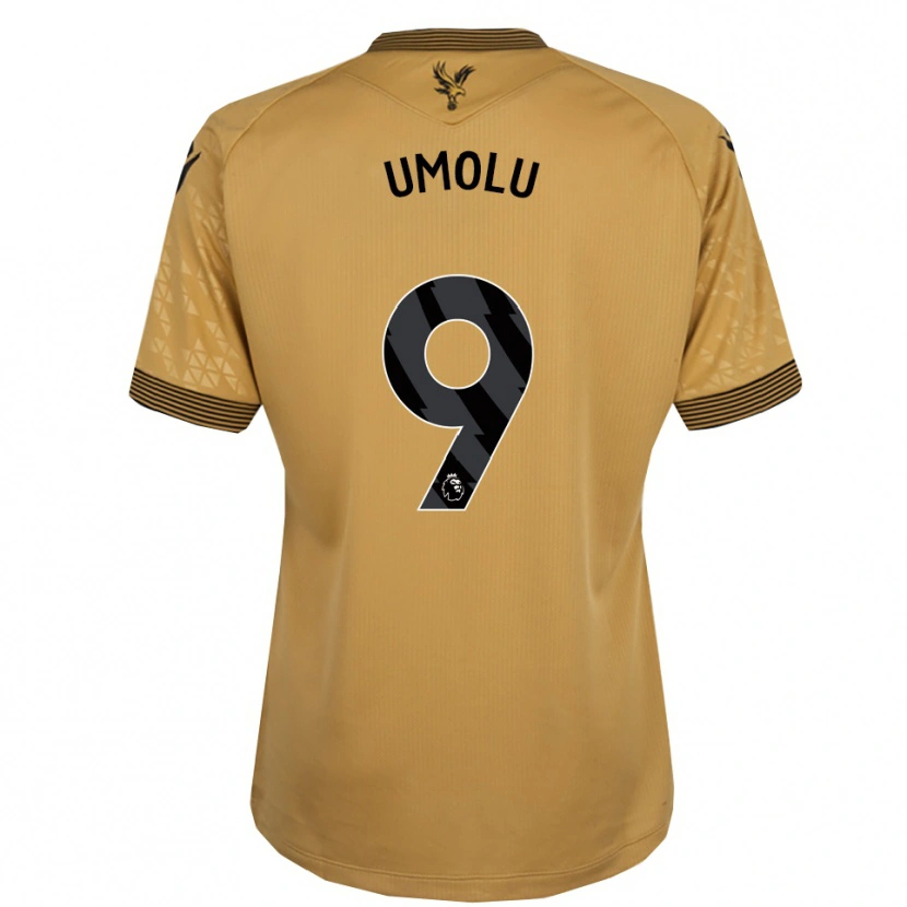 Danxen Heren Jemiah Umolu #9 Goud Zwart Uitshirt Uittenue 2025/26 T-Shirt