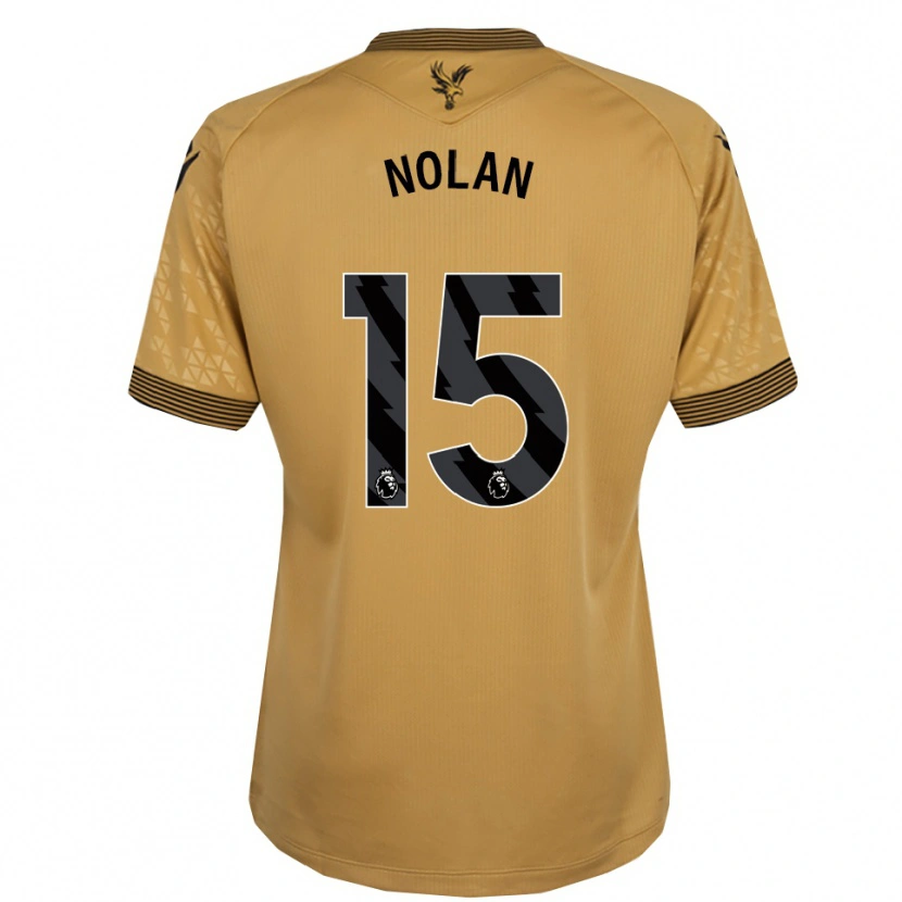 Danxen Heren Hayley Nolan #15 Goud Zwart Uitshirt Uittenue 2025/26 T-Shirt
