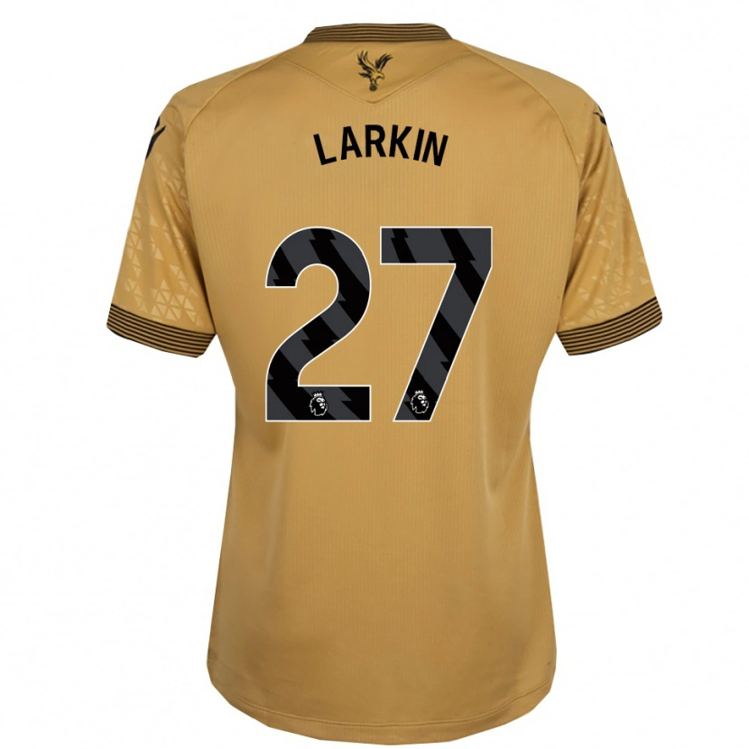 Danxen Heren Abbie Larkin #27 Goud Zwart Uitshirt Uittenue 2025/26 T-Shirt