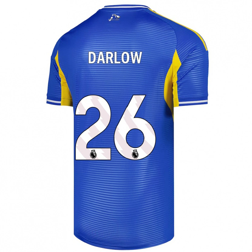 Danxen Heren Karl Darlow #26 Blauw Geel Uitshirt Uittenue 2025/26 T-Shirt