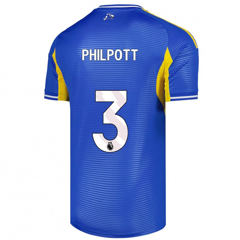 Danxen Heren Louie Philpott #3 Blauw Geel Uitshirt Uittenue 2025/26 T-Shirt