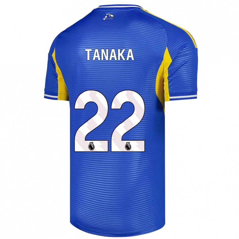 Danxen Heren Ao Tanaka #22 Blauw Geel Uitshirt Uittenue 2025/26 T-Shirt