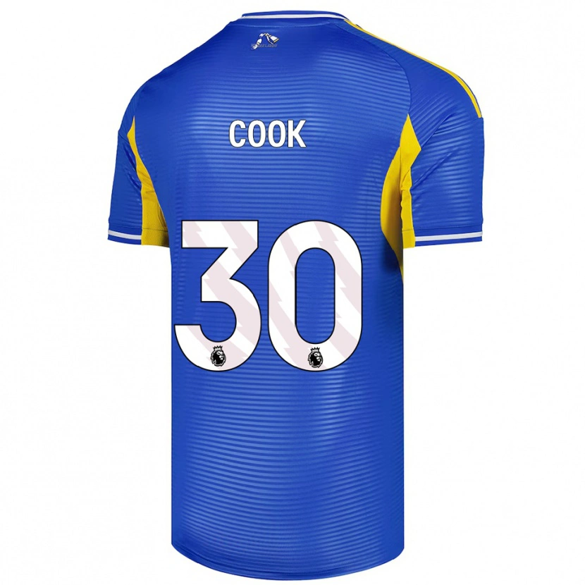 Danxen Heren Robbie Cook #30 Blauw Geel Uitshirt Uittenue 2025/26 T-Shirt