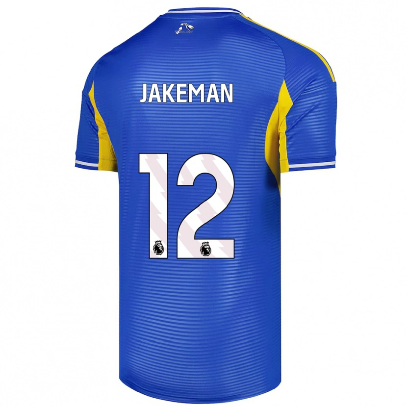 Danxen Heren Harriet Jakeman #12 Blauw Geel Uitshirt Uittenue 2025/26 T-Shirt