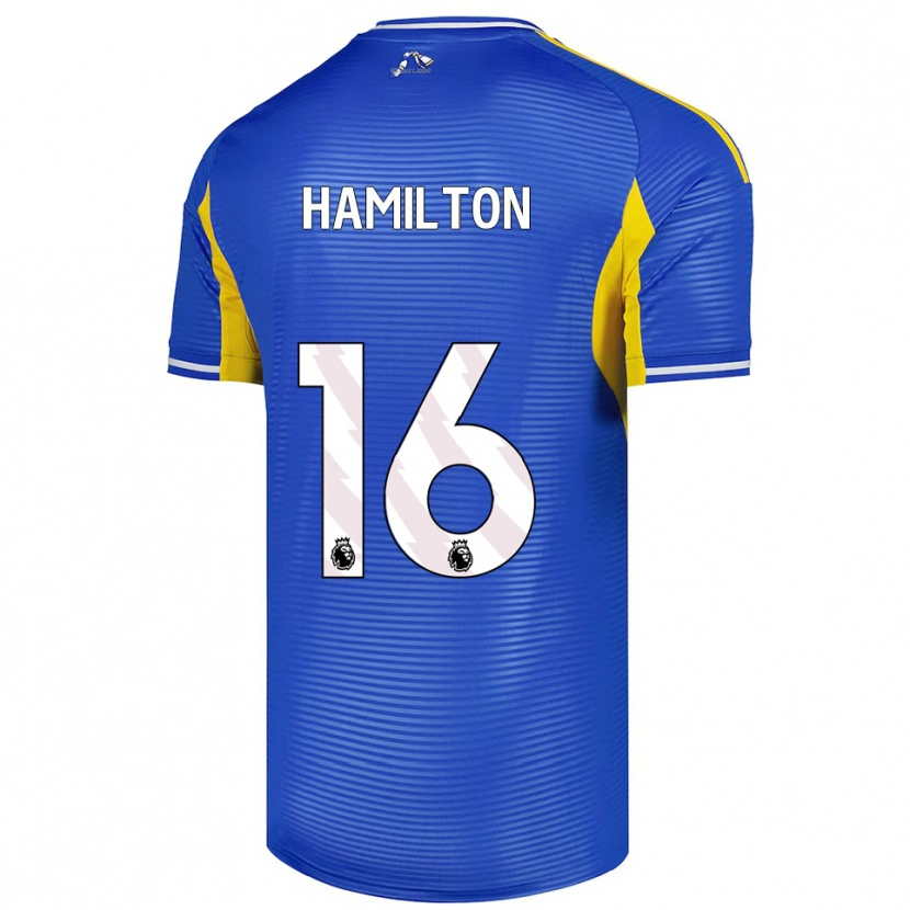 Danxen Heren Joshua Hamilton #16 Blauw Geel Uitshirt Uittenue 2025/26 T-Shirt