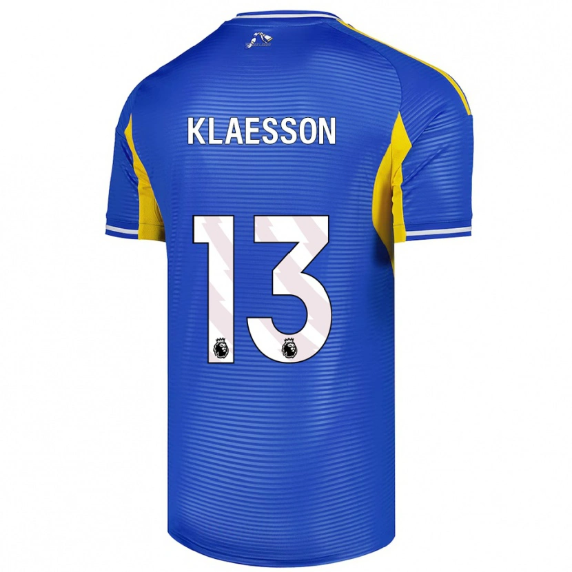 Danxen Heren Kristoffer Klaesson #13 Blauw Geel Uitshirt Uittenue 2025/26 T-Shirt