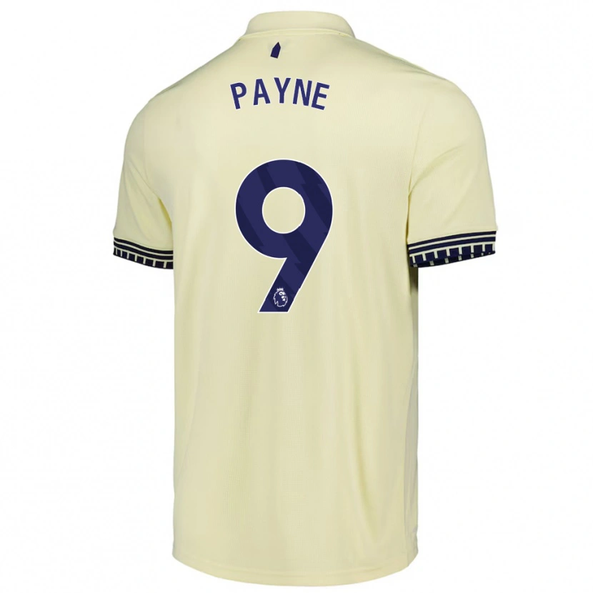 Danxen Heren Toni Payne #9 Gebroken Wit Zwart Uitshirt Uittenue 2025/26 T-Shirt