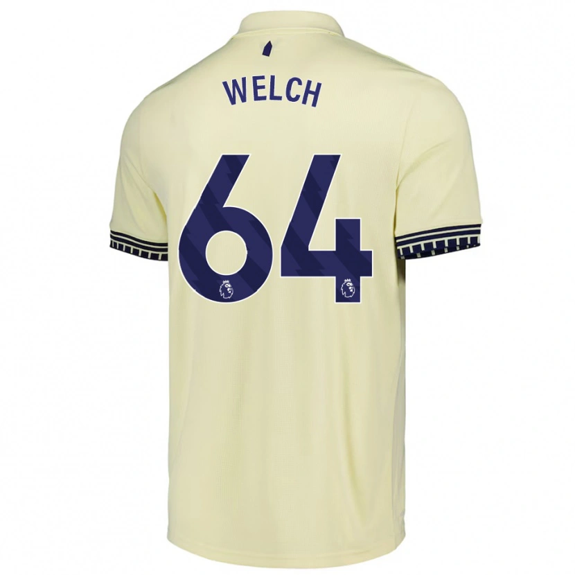 Danxen Heren Reece Welch #64 Gebroken Wit Zwart Uitshirt Uittenue 2025/26 T-Shirt