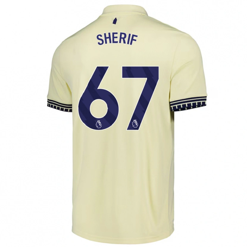 Danxen Heren Martin Sherif #67 Gebroken Wit Zwart Uitshirt Uittenue 2025/26 T-Shirt