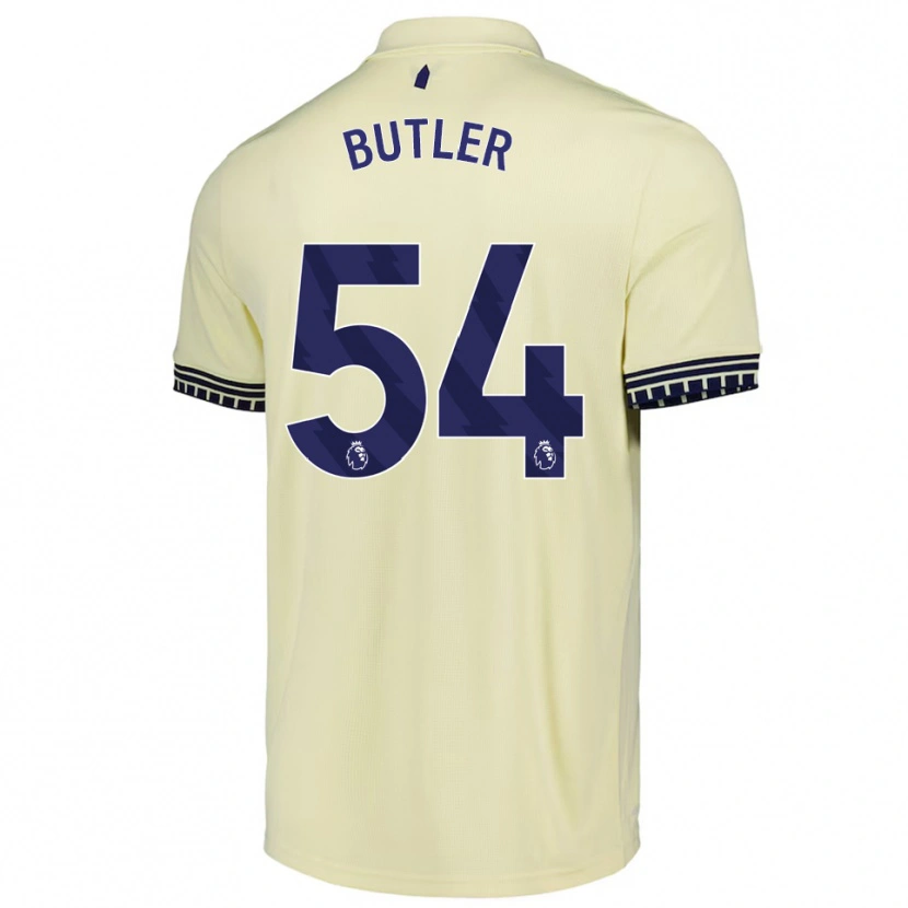 Danxen Heren Jack Butler #54 Gebroken Wit Zwart Uitshirt Uittenue 2025/26 T-Shirt