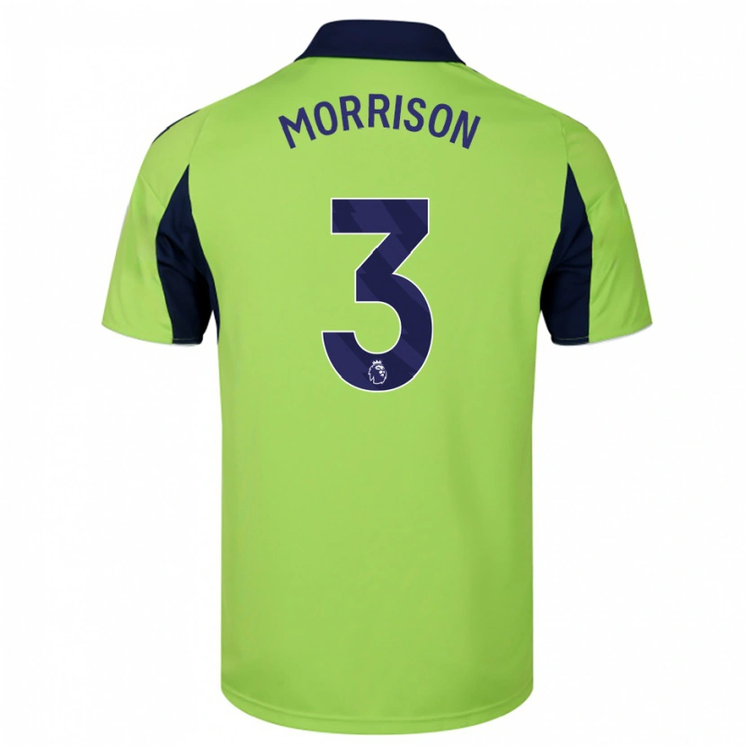 Danxen Heren Kymarley Morrison #3 Groen Marineblauw Wit Uitshirt Uittenue 2025/26 T-Shirt