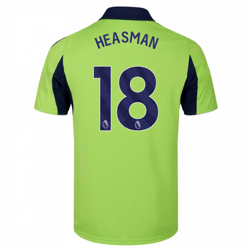 Danxen Heren Georgia Heasman #18 Groen Marineblauw Wit Uitshirt Uittenue 2025/26 T-Shirt