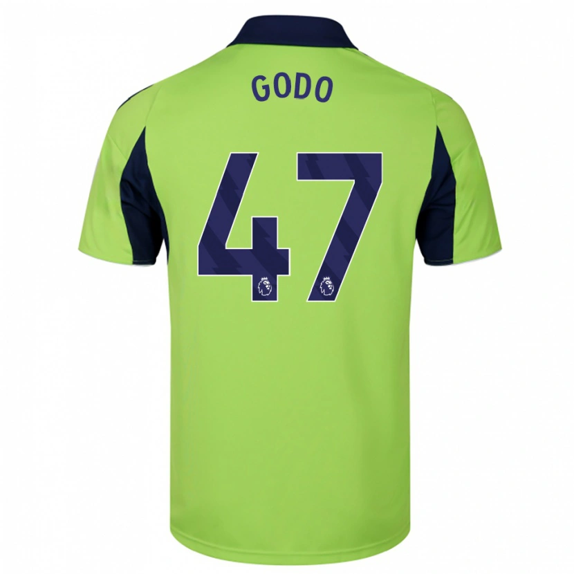 Danxen Heren Martial Godo #47 Groen Marineblauw Wit Uitshirt Uittenue 2025/26 T-Shirt