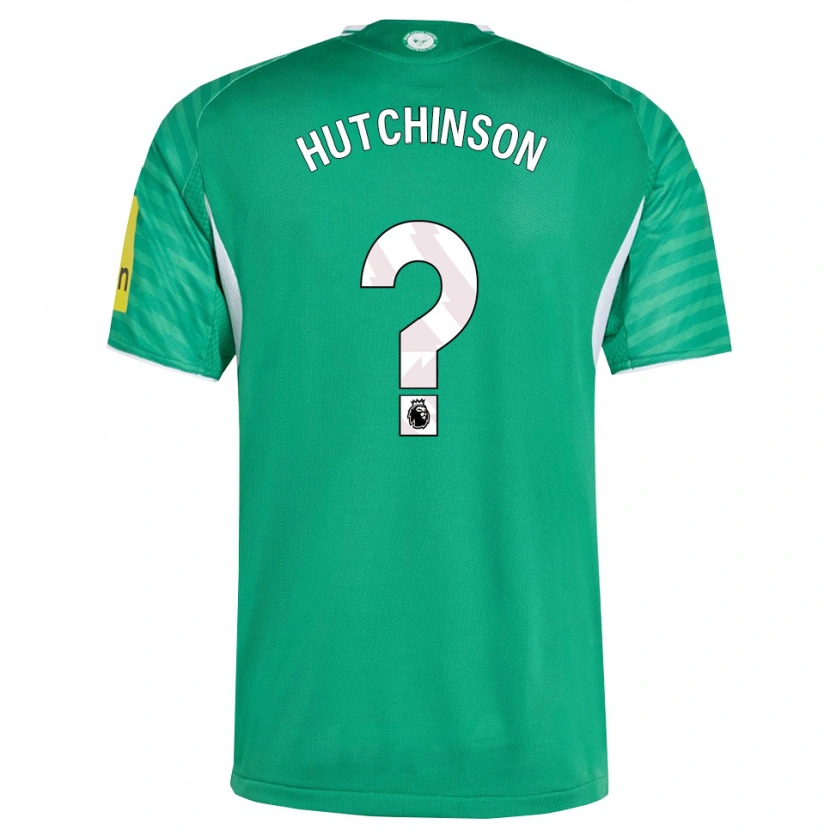 Danxen Heren Noah Hutchinson #0 Groen Wit Uitshirt Uittenue 2025/26 T-Shirt