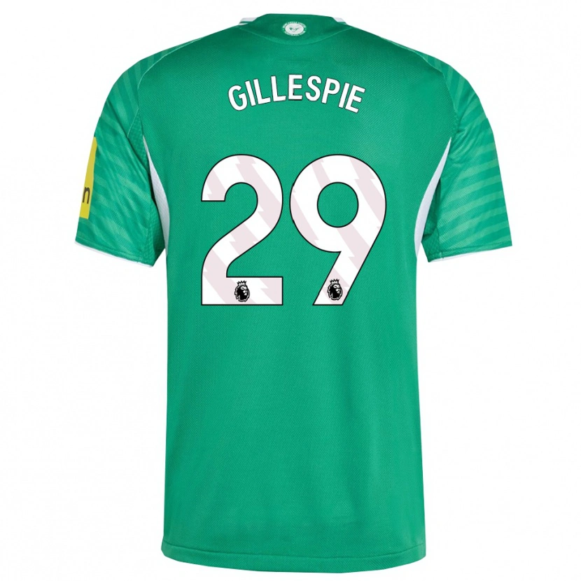 Danxen Heren Mark Gillespie #29 Groen Wit Uitshirt Uittenue 2025/26 T-Shirt