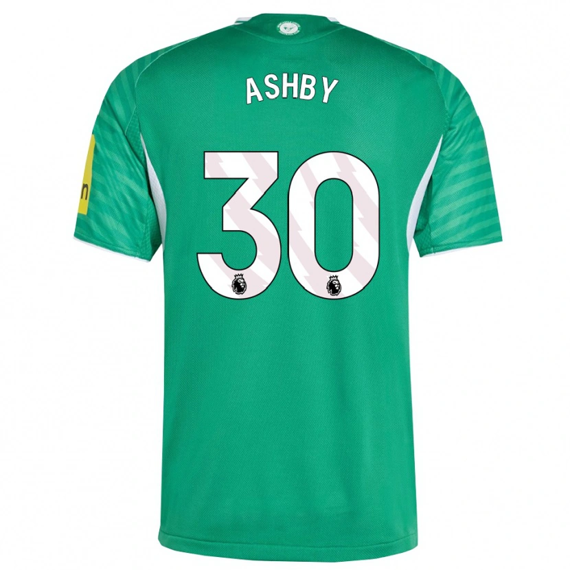 Danxen Heren Harrison Ashby #30 Groen Wit Uitshirt Uittenue 2025/26 T-Shirt