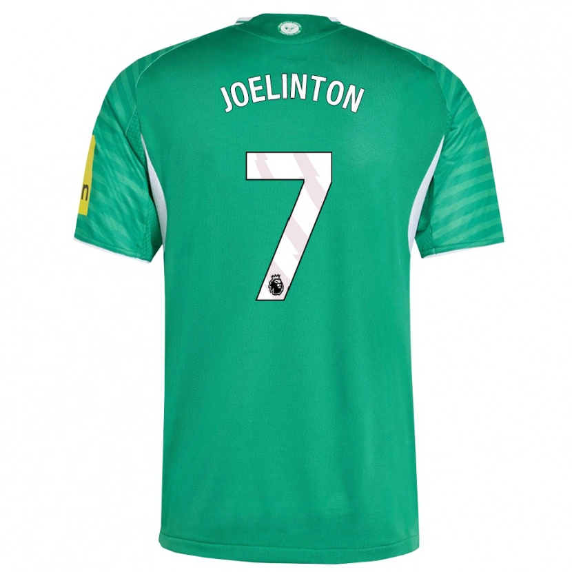 Danxen Heren Joelinton #7 Groen Wit Uitshirt Uittenue 2025/26 T-Shirt