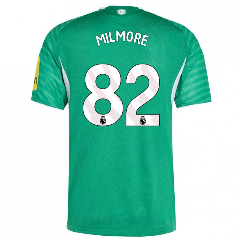 Danxen Heren Carter Milmore #82 Groen Wit Uitshirt Uittenue 2025/26 T-Shirt