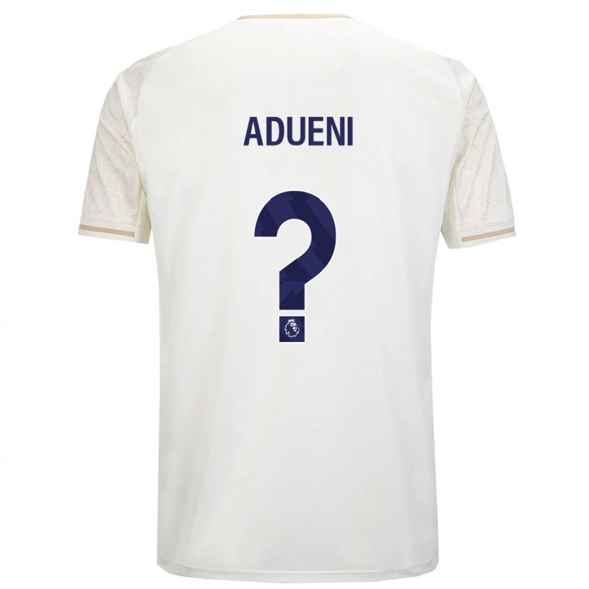 Danxen Heren Kevin Adueni #0 Gebroken Wit Zwart Uitshirt Uittenue 2025/26 T-Shirt