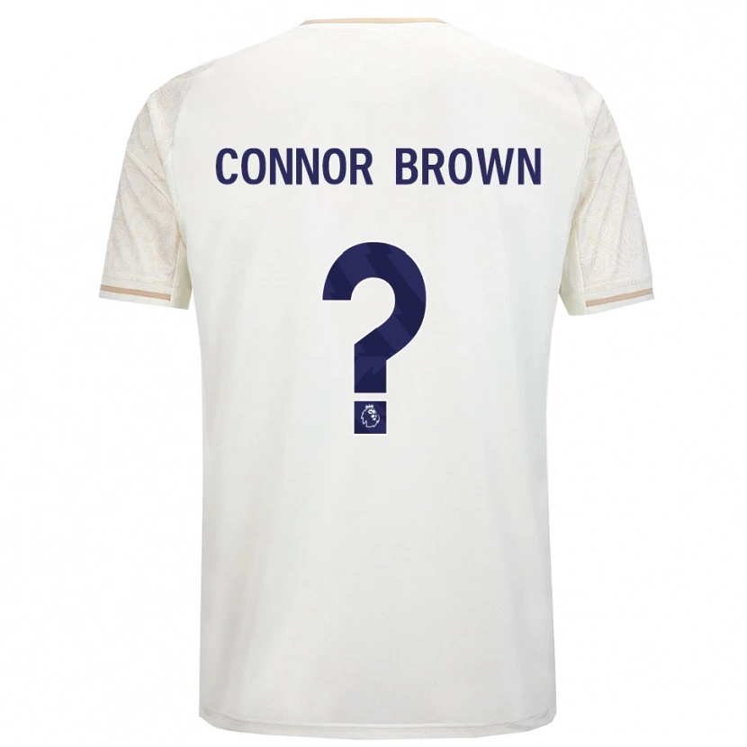 Danxen Heren Connor Brown #0 Gebroken Wit Zwart Uitshirt Uittenue 2025/26 T-Shirt