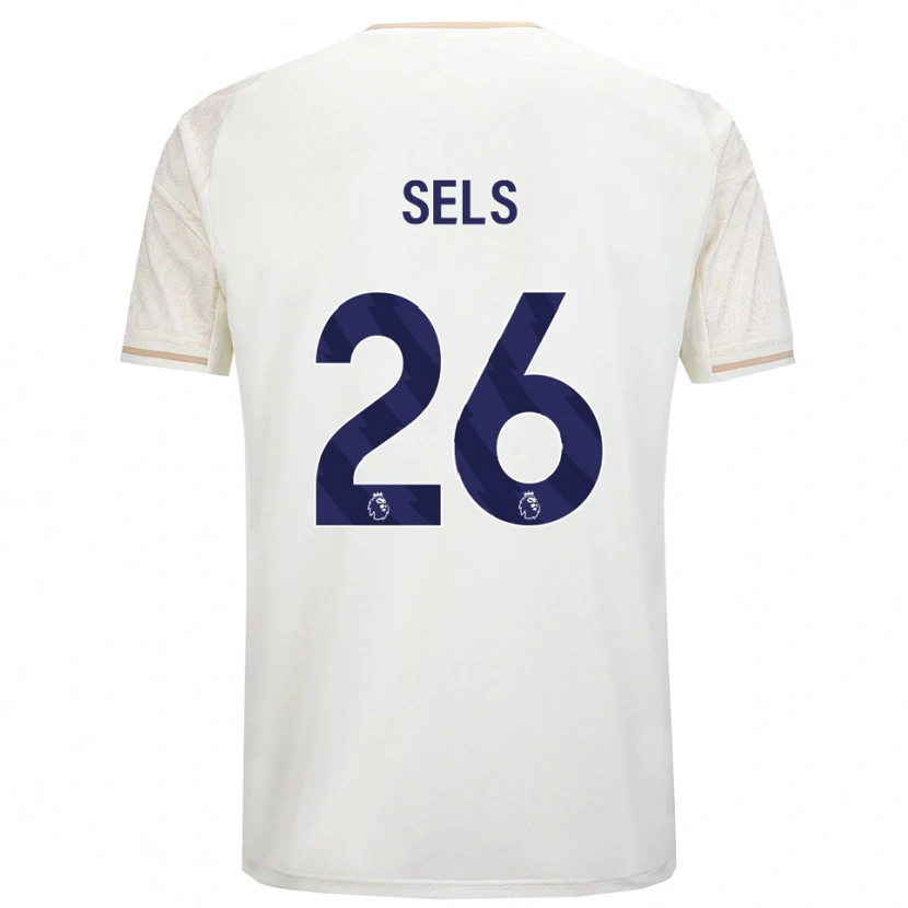 Danxen Heren Matz Sels #26 Gebroken Wit Zwart Uitshirt Uittenue 2025/26 T-Shirt