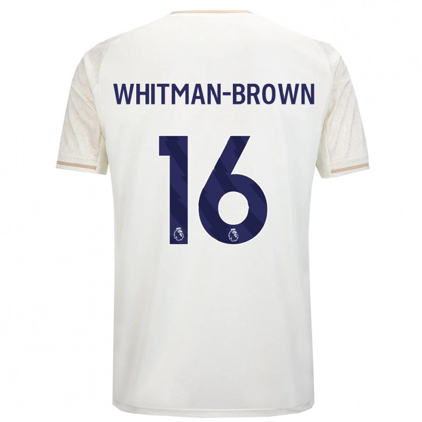 Danxen Heren Chae Whitman-Brown #16 Gebroken Wit Zwart Uitshirt Uittenue 2025/26 T-Shirt
