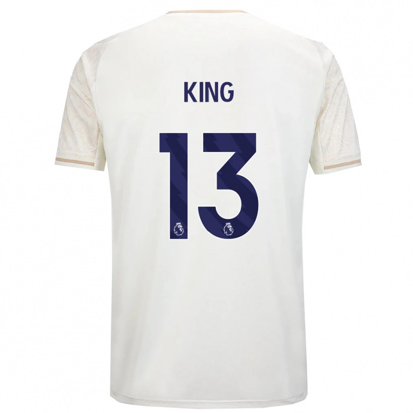 Danxen Heren Leo King #13 Gebroken Wit Zwart Uitshirt Uittenue 2025/26 T-Shirt