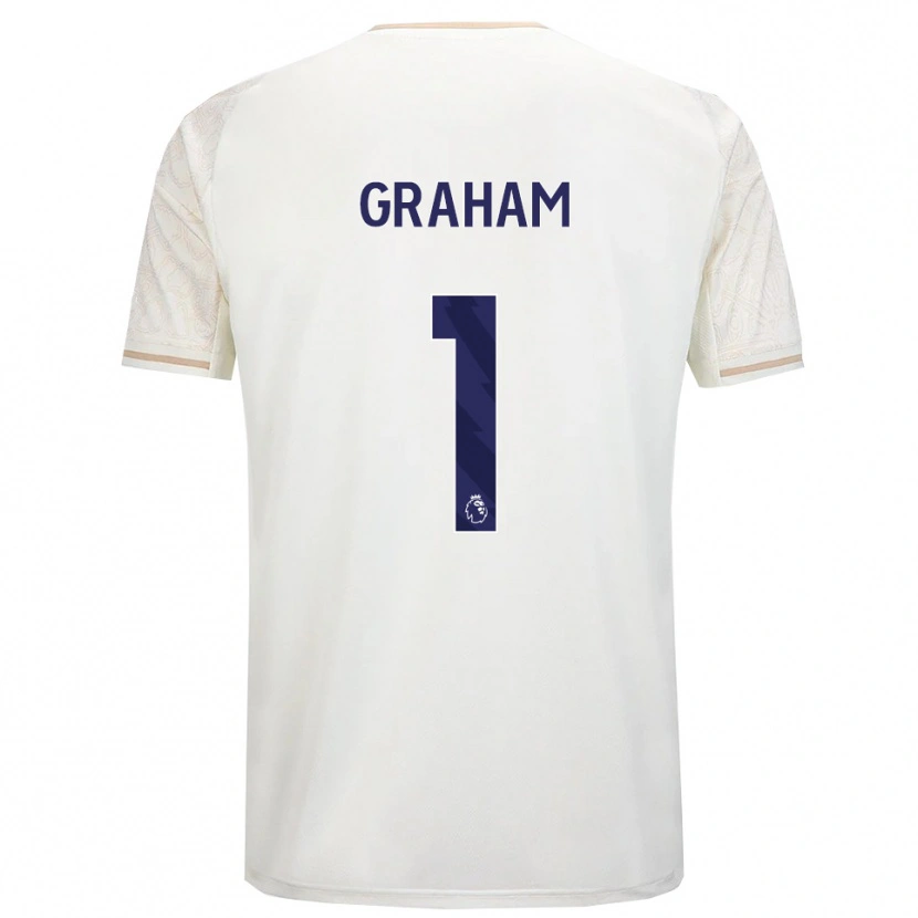 Danxen Heren Ally Graham #1 Gebroken Wit Zwart Uitshirt Uittenue 2025/26 T-Shirt