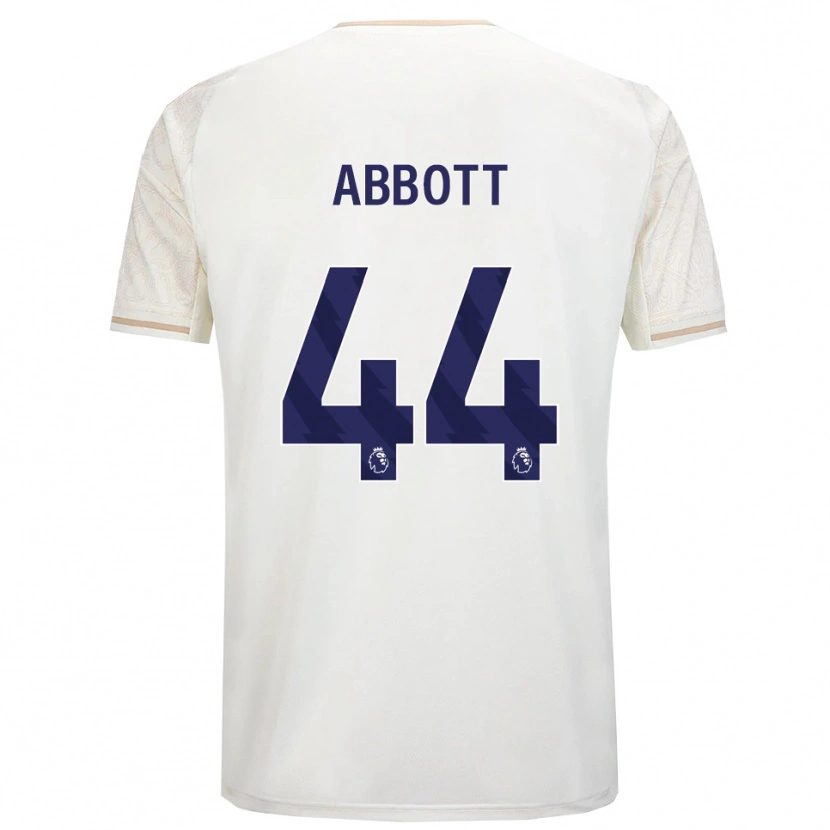 Danxen Heren Zach Abbott #44 Gebroken Wit Zwart Uitshirt Uittenue 2025/26 T-Shirt