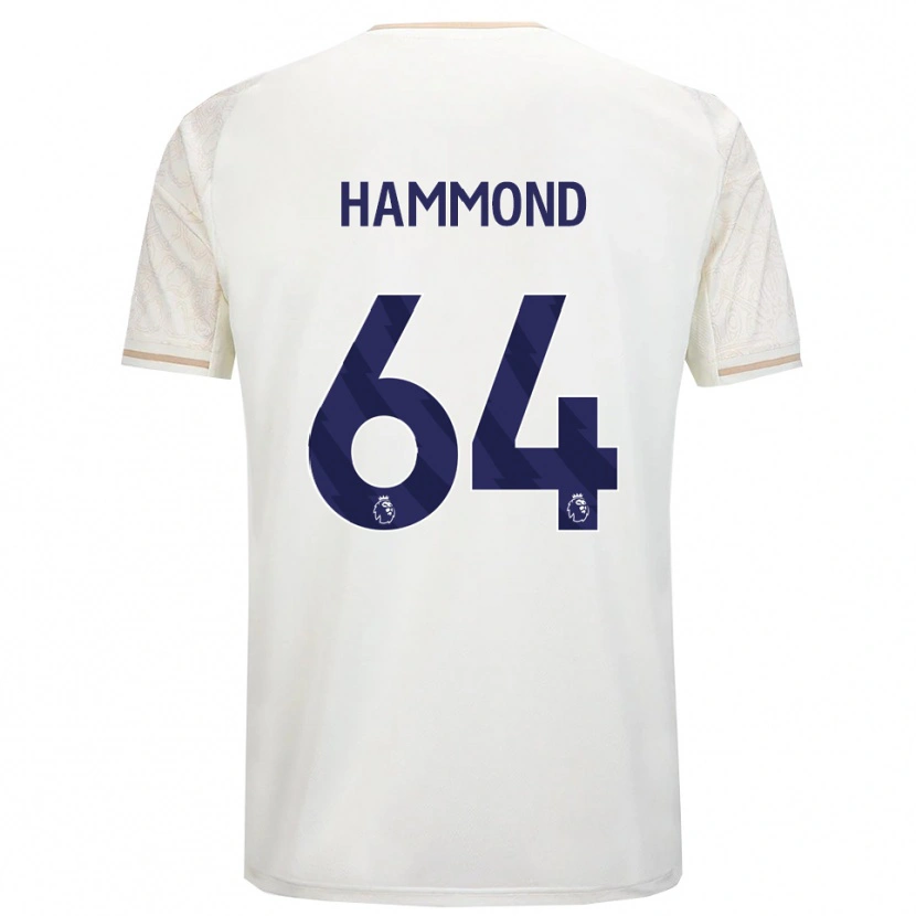 Danxen Heren Ben Hammond #64 Gebroken Wit Zwart Uitshirt Uittenue 2025/26 T-Shirt