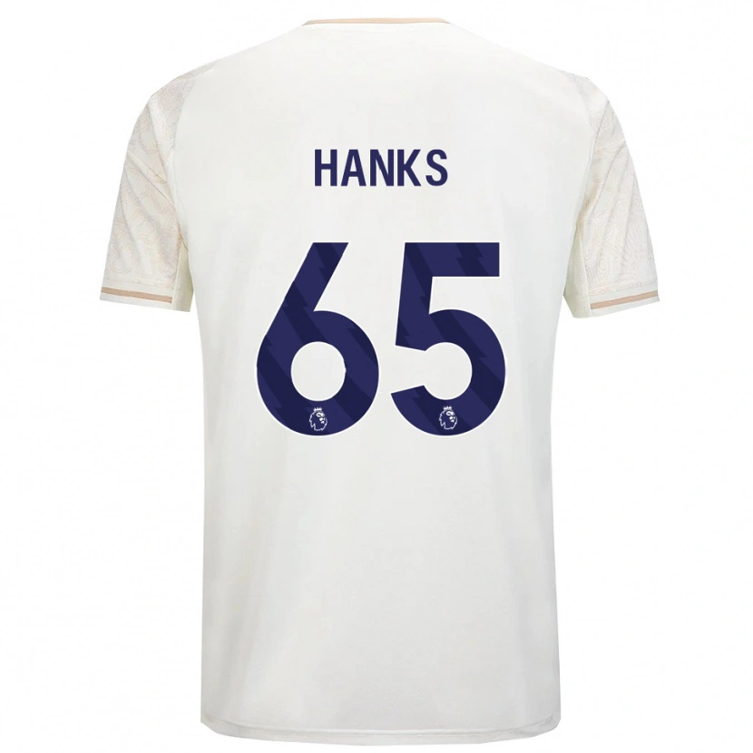 Danxen Heren Justin Hanks #65 Gebroken Wit Zwart Uitshirt Uittenue 2025/26 T-Shirt
