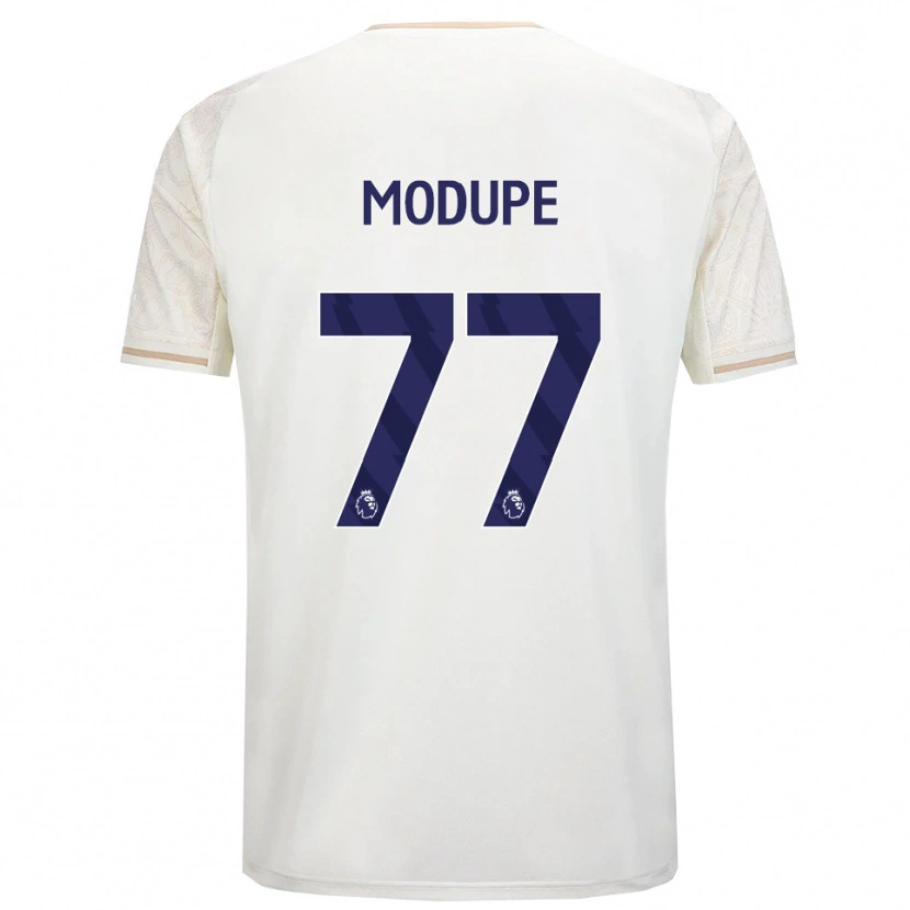 Danxen Heren David Modupe #77 Gebroken Wit Zwart Uitshirt Uittenue 2025/26 T-Shirt