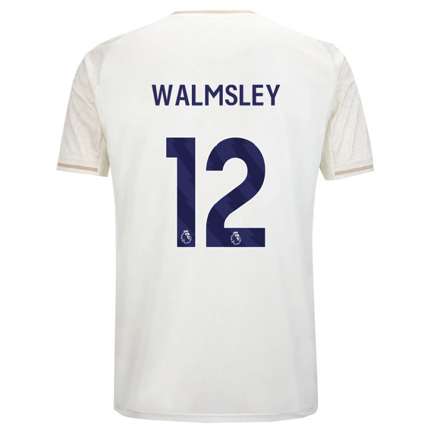 Danxen Heren Joseph Walmsley #12 Gebroken Wit Zwart Uitshirt Uittenue 2025/26 T-Shirt