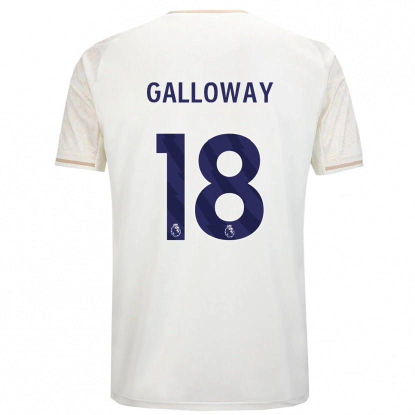 Danxen Heren Bridget Galloway #18 Gebroken Wit Zwart Uitshirt Uittenue 2025/26 T-Shirt